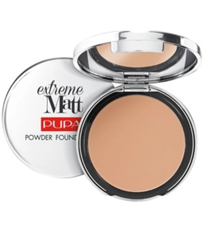 Pupa Extreme Matt Fondotinta compatto polvere n. 050 Sand per pelli scure dorate