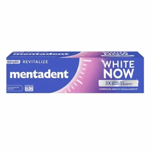 MENTADENT DENTIFRICIO WHITE NOW REVITALIZE 75 ML