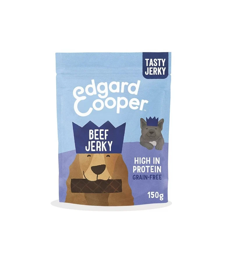 Edgard & Cooper Strisce Di Manzo Senza Cereali per Cani 150g