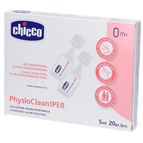 SOLUZIONE SALINA IPERTONICA PHYSIOCLEAN IPER 20 PEZZI DA 5 ML