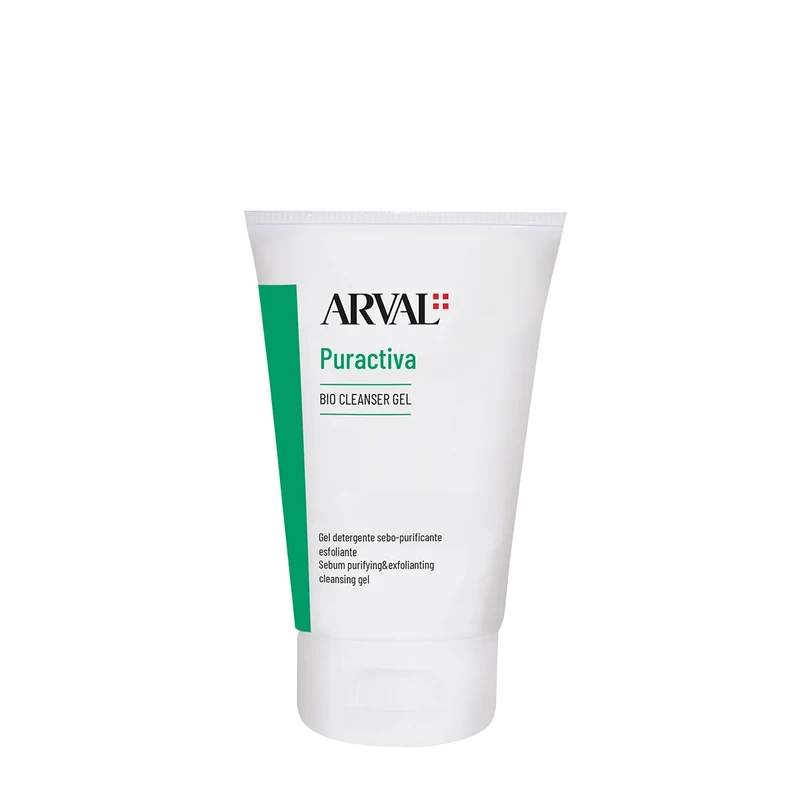 Arval Puractiva Bio Cleanser Gel Detergente Sebo-Purificante Esfoliante Viso 150ml