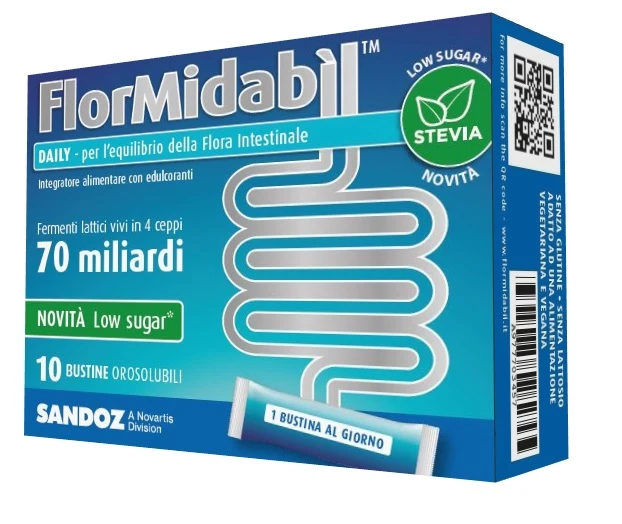 Flormidabil daily 10 bustine con stevia