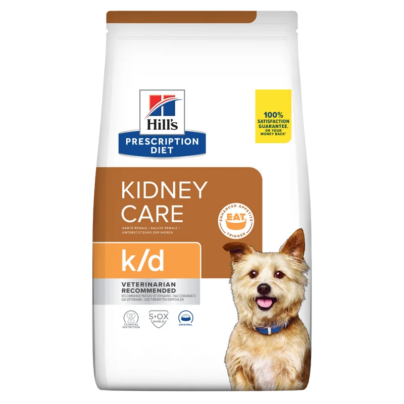 Hill's Prescription Diet K/D Kidney Care Crocchette Original Cani Sacco 12kg