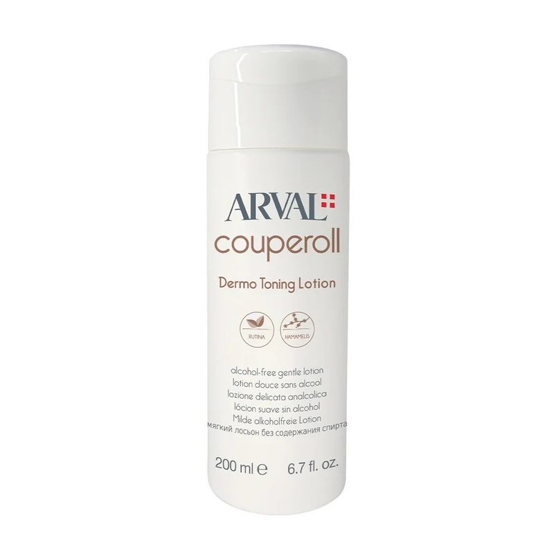 Arval Couperoll Dermo Toning Lozione Delicata Analcolica Viso 200ml