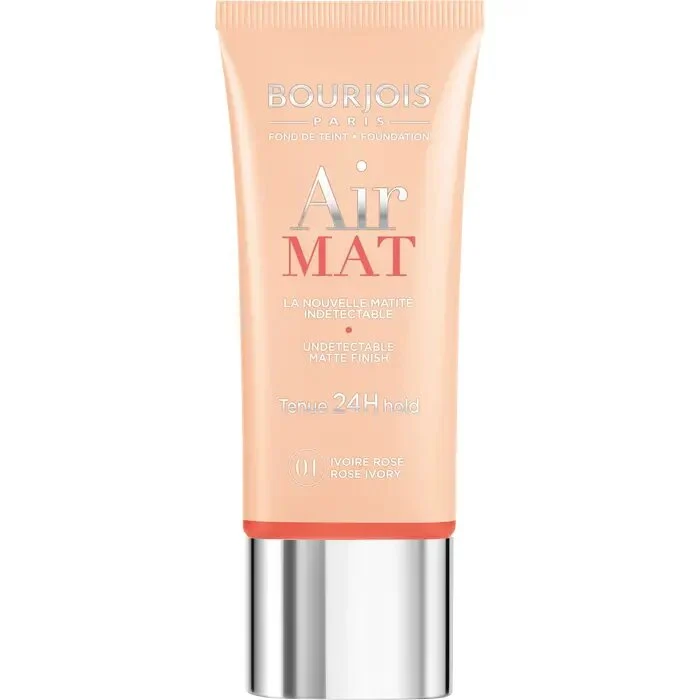 Bourjois Air Mat Foundation Fondotinta Liquido Opacizzante A Lunga Tenuta 04 Rose Ivory 2.4g