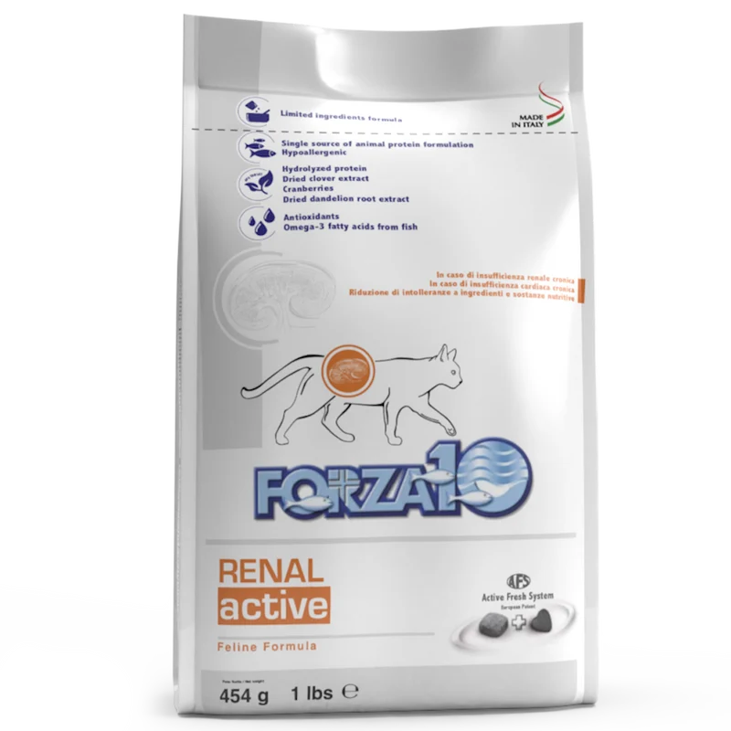 Forza10 Active Renal Cibo Secco Gatti Adulti Sacco 454g
