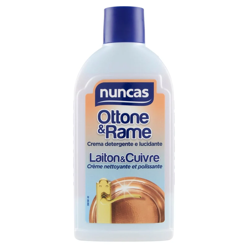 nuncas Ottone & Rame Crema detergente e lucidante 250 ml