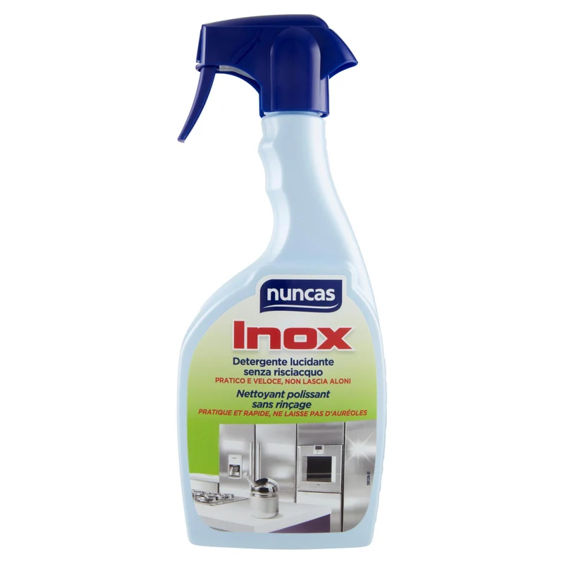 nuncas Inox Detergente lucidante senza risciacquo 500 ml