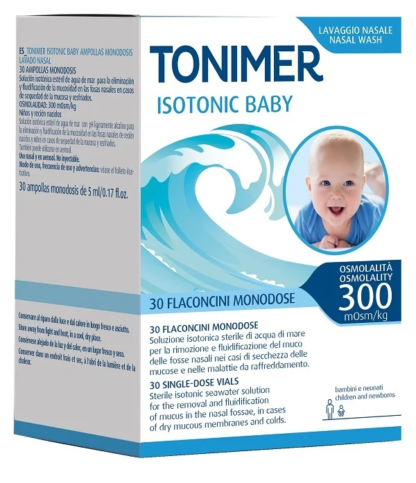 TONIMER ISOTONIC 300 BABY 12 FLACONCINI DA 5 ML