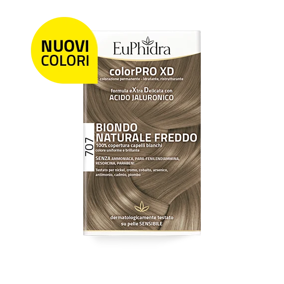 Euphidra ColorPro XD Kit Tinta Capelli 707 Biondo Naturale Freddo
