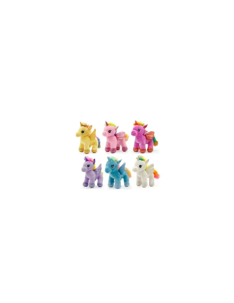 Decar 2 S.R.L. - Peluche Unicorno Rainbow - 25cm