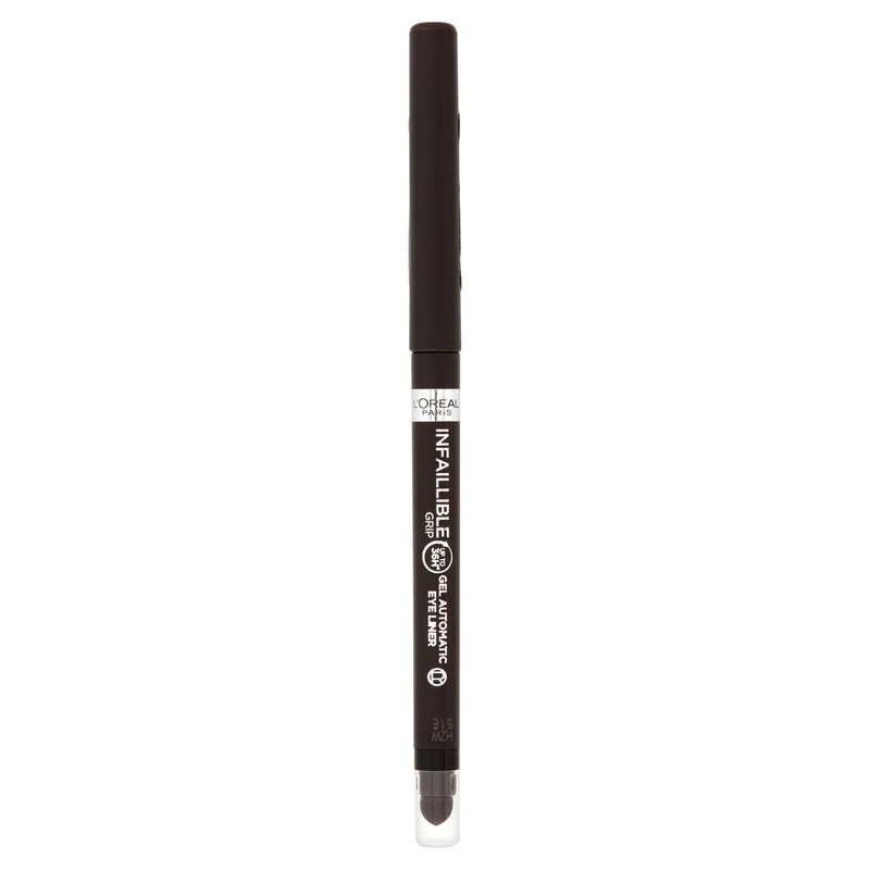 L'Oréal Paris Matita Automatica in Gel Infaillible 36H Grip Liner, Waterproof, 02 Matte Black