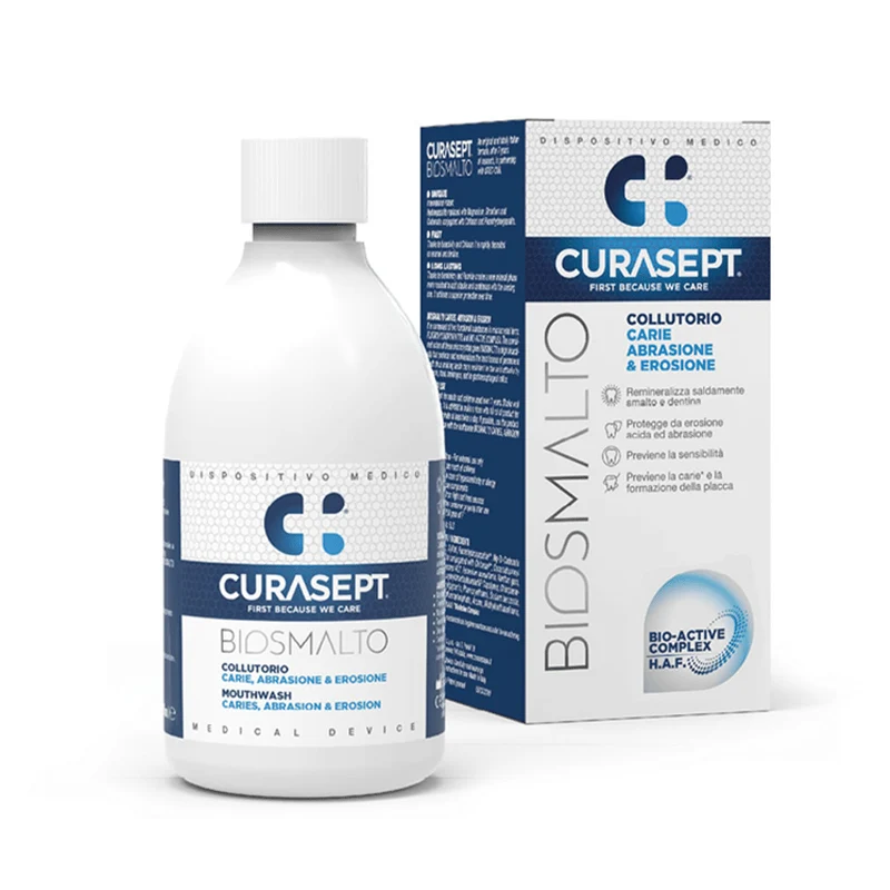 Curasept Biosmalto Collutorio Carie Abrasione Erosione 300ml