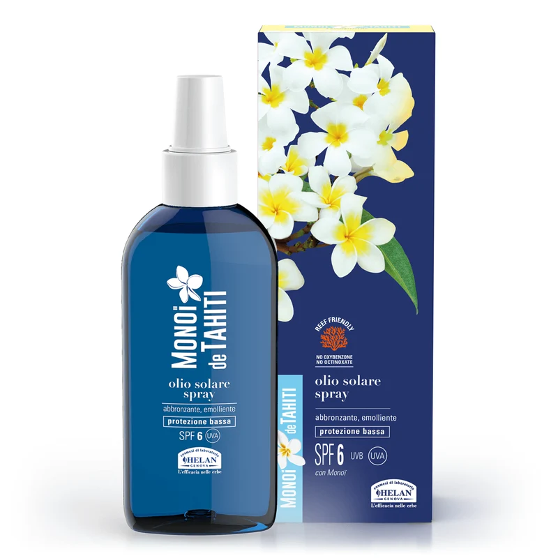 Monoi de tahiti Olio Solare abbronzante idratante spf6+ spray 150ml