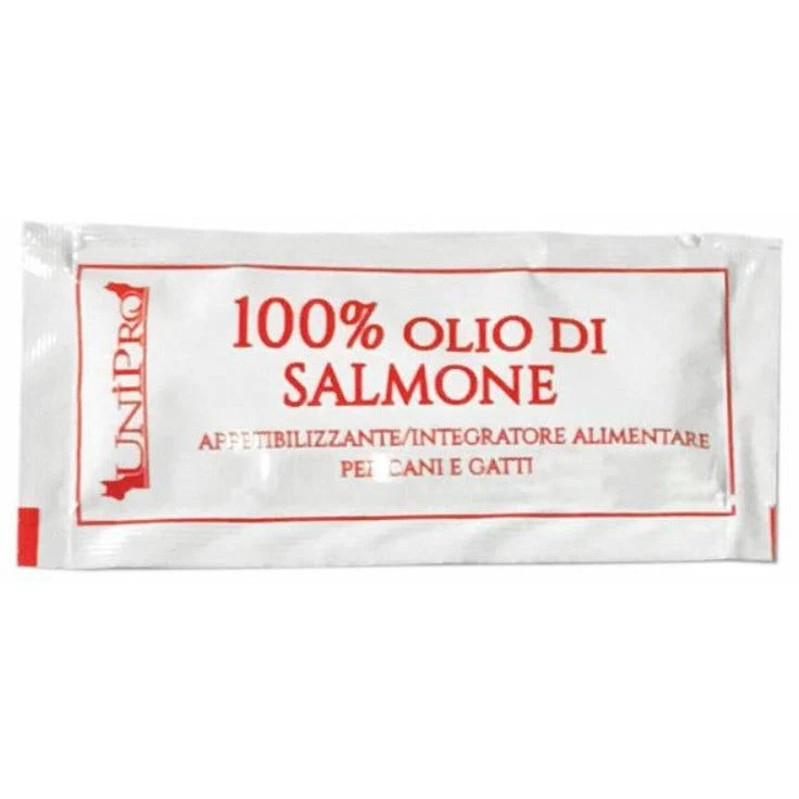 Unipro 100% Olio Di Salmone Per Cani/Gatti 10ml