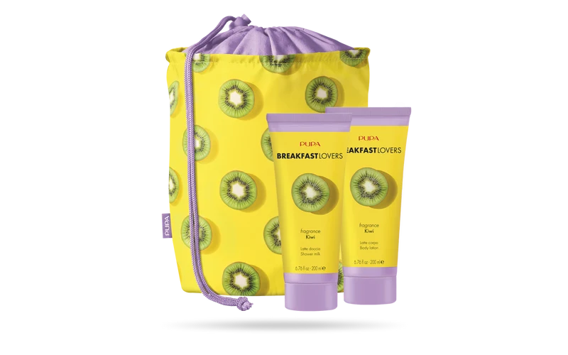 Pupa Breakfast Lovers Kit 1 Latte Doccia 200ml+Latte Corpo 200ml 005 Kiwi