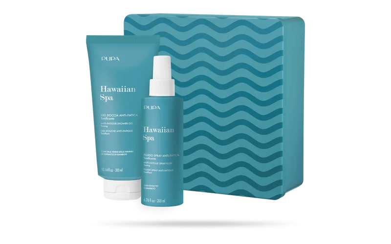Pupa Kit 2 Hawaiian Spa Gel Doccia 300ml + Fluido Spray 200ml