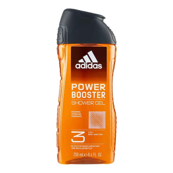 Adidas Power Booster Gel Doccia Bagnoschiuma 3in1 250ml