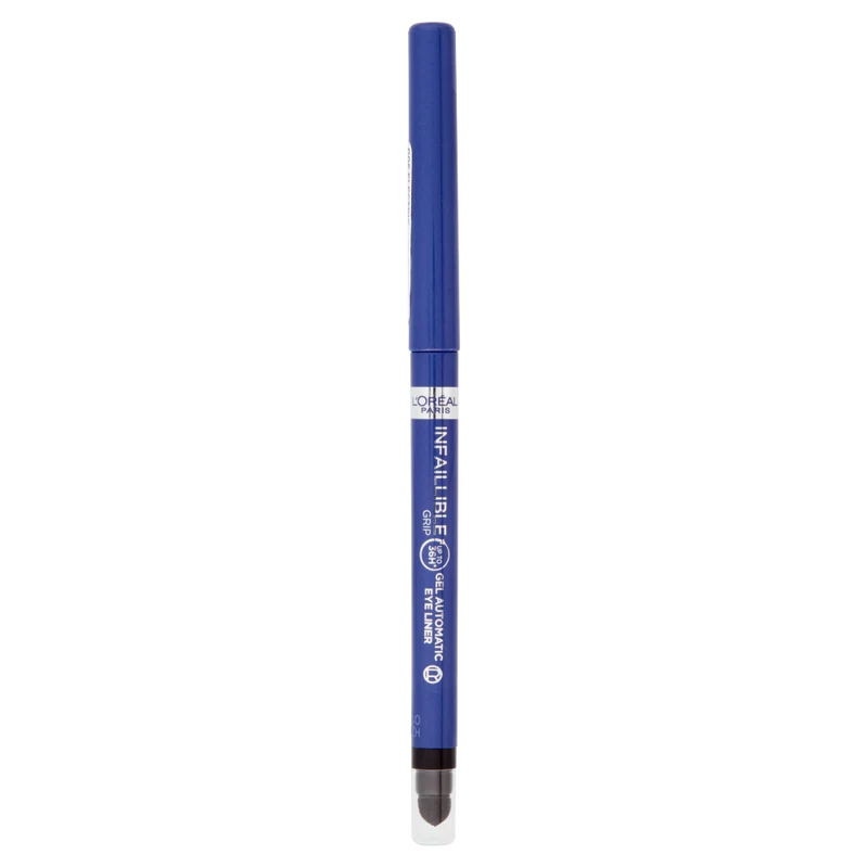 L'Oréal Paris Matita Automatica in Gel Infaillible 36H Grip Liner, Tratto Sfumabile a Lunga Tenuta, Waterproof, Formula in Gel, Tonalità: 06 Electric Blue