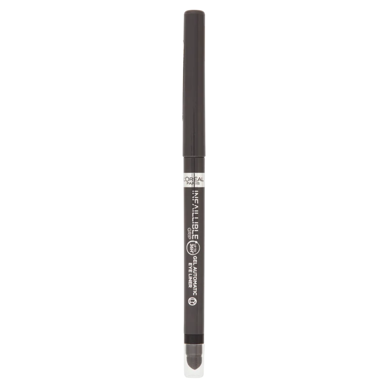 L'Oréal Paris Matita Automatica in Gel Infaillible 36H Grip Liner, Tratto Sfumabile a Lunga Tenuta, Waterproof, Formula in Gel, Tonalità: 03 Taupe Grey