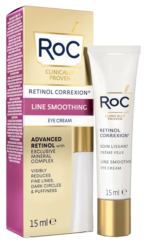 Roc retinol correxion line smoothing crema occhi 15 ml