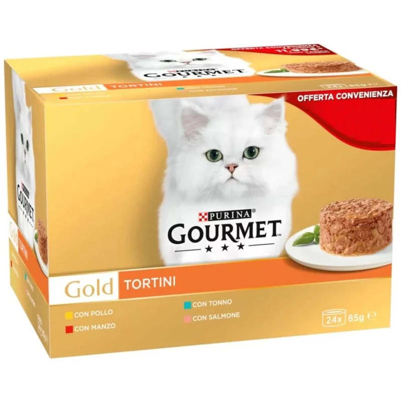 Purina Gourmet Gold Mix Tortini 24x85g