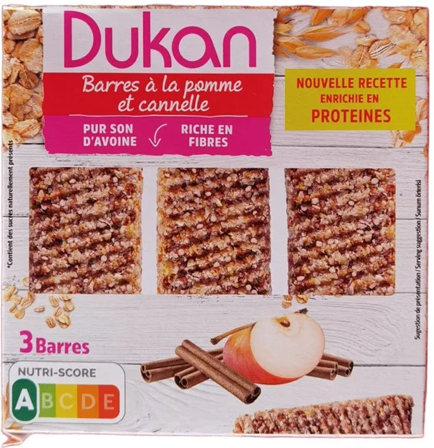 Dukan Barrette Alle Mele E Cannella 3x30g
