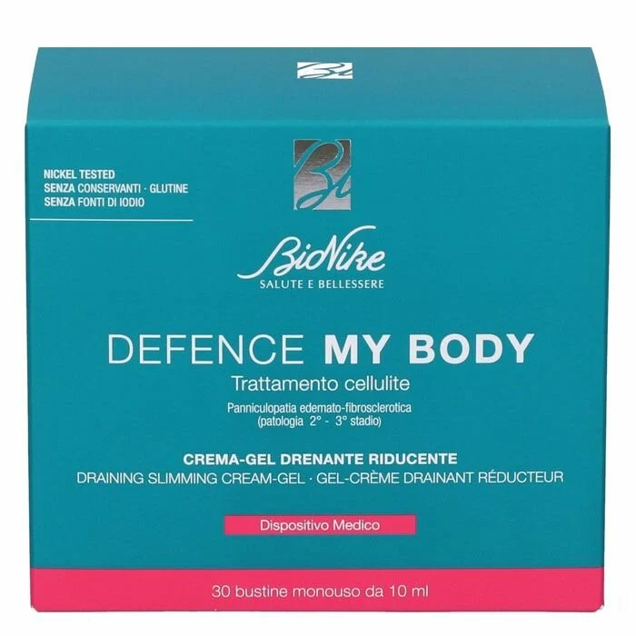 Bionike Defence My Body Crema Gel Drenante Riducente 30 Bustine Da 10ml