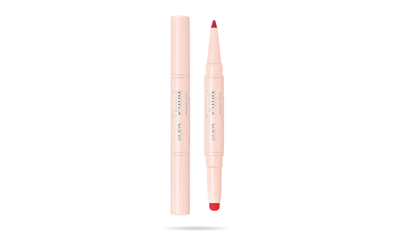 Pupa Vamp! Matita Labbra Contouring & Rossetto Brillante 010 True Red