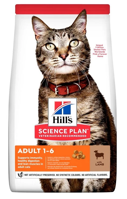 Hill's Science Plan Adult Medium Con Agnello Per Gatti Adulti 7kg