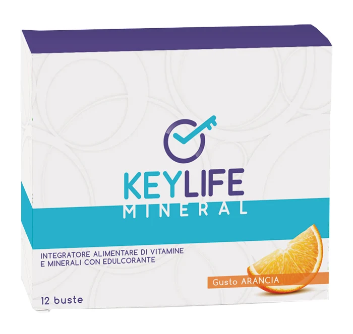 Keylife Mineral 12 Bustine Gusto Arancia