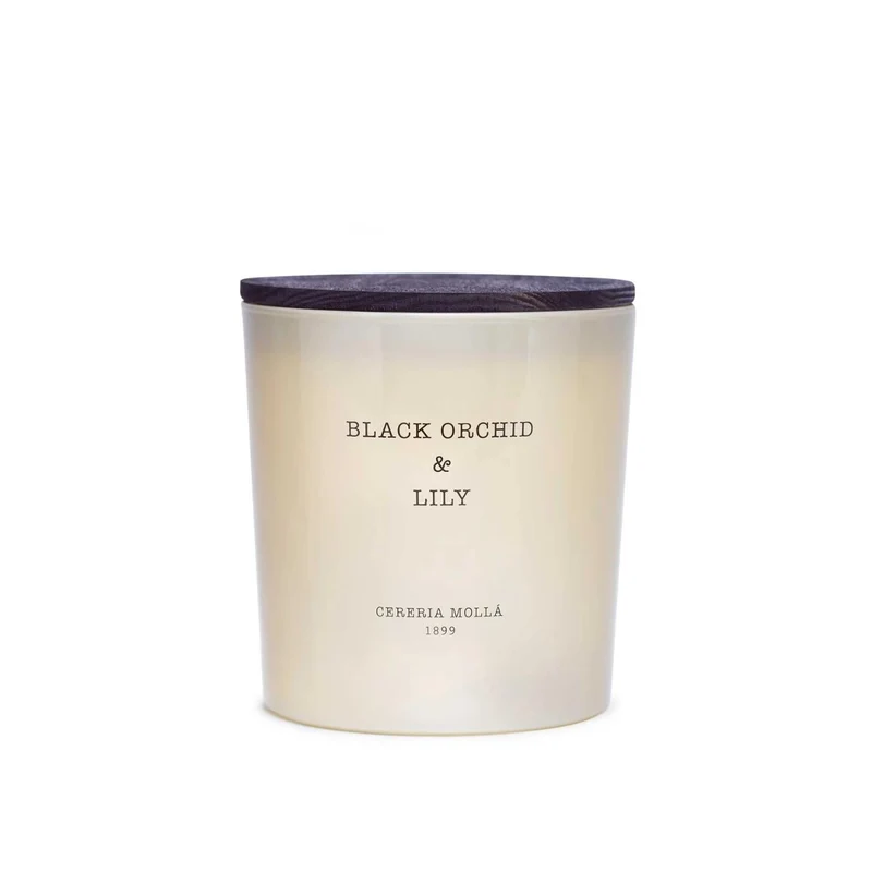 Candela XL Orchidea Nera e Giglio