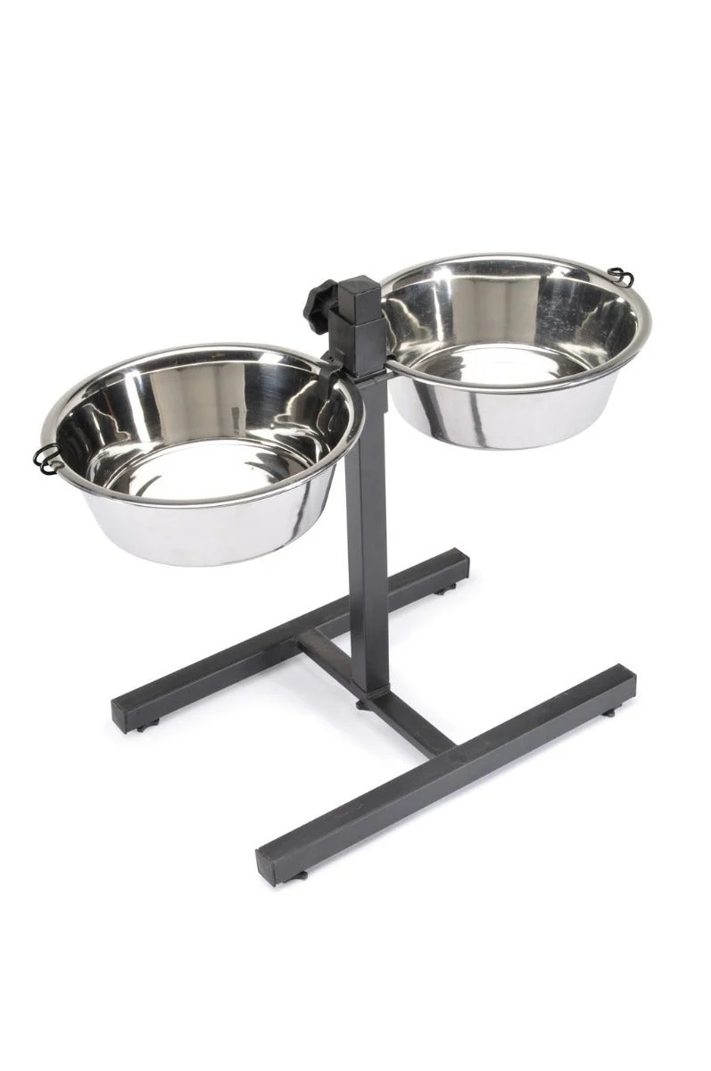 Camon Portaciotole Con Piedistallo e Ciotole C026/4