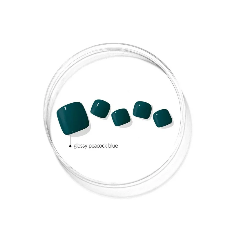 Ohora Gel Nails Smalto Per Piedi In Gel Adesivo N Peacock Blue