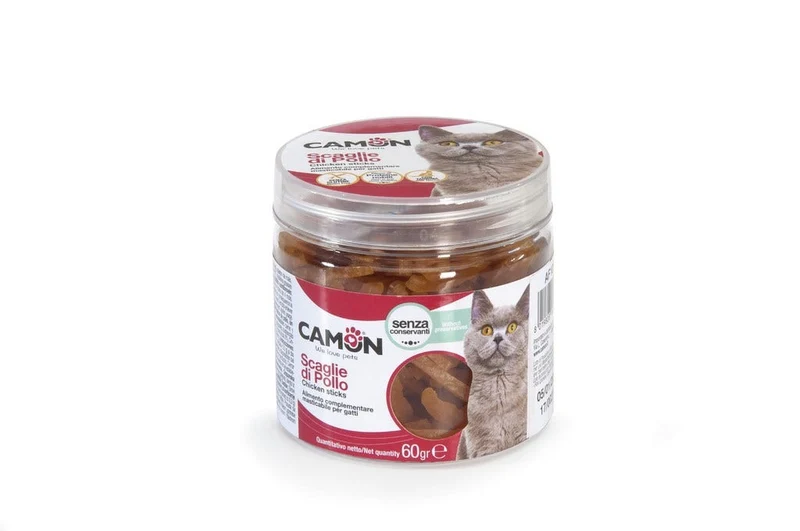 Camon Scaglie Di Pollo Per Gatti Barattolino 60g
