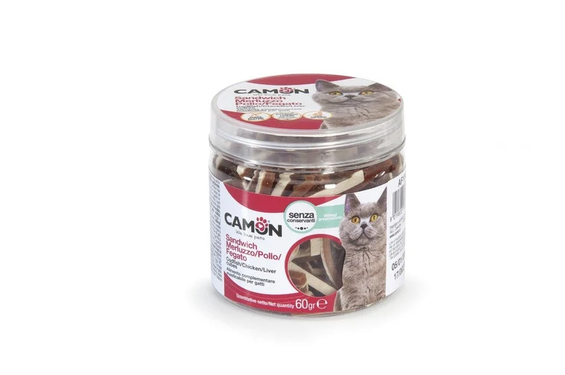 Camon Sandwich Merluzzo/Pollo/Fegato Di Pollo 60g 2cm