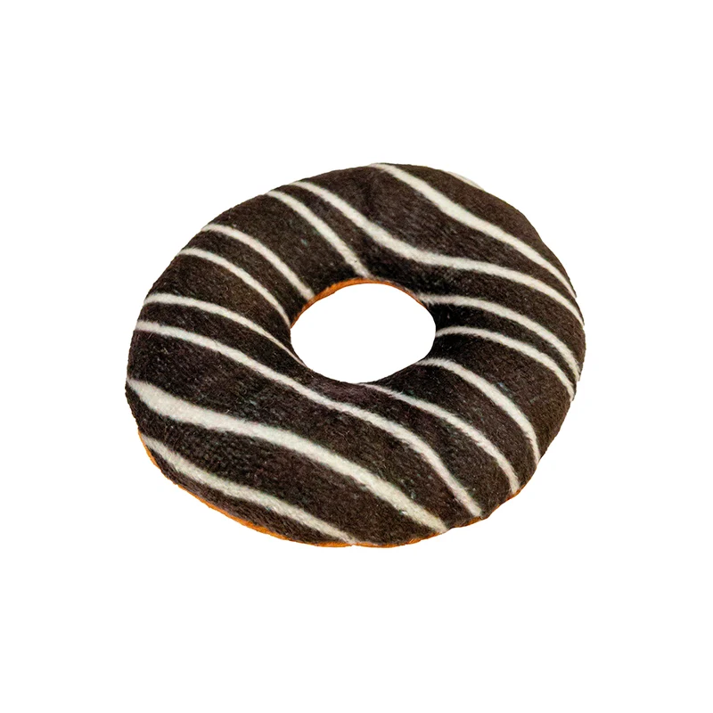 Croci Bakery Street Donut Marrone Con Catnip Gioco Per Gatti 9cm
