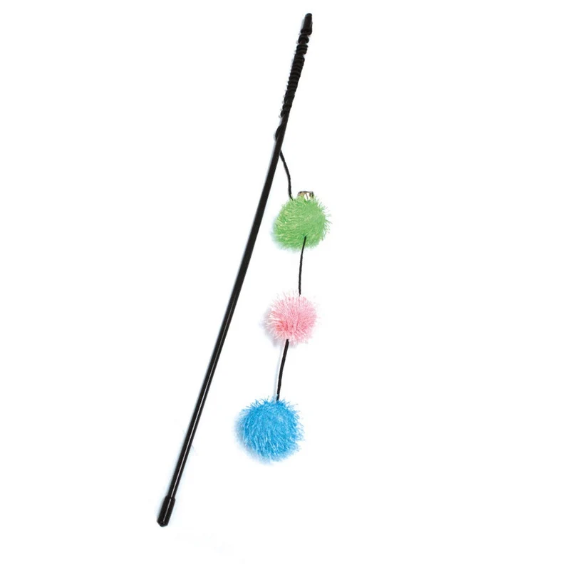 Croci Bacchetta Con Ponpon Gioco Per Gatti