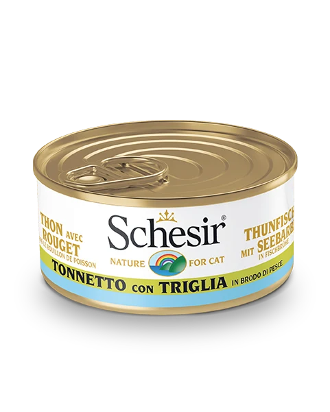 Schesir Tonnetto Con Triglia Lattina Cibo Umido Gatto Adulto 70g