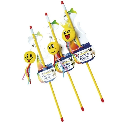 Croci Bacchetta Con Smile Gioco Per Gatti 46cm Fantasia Assortita