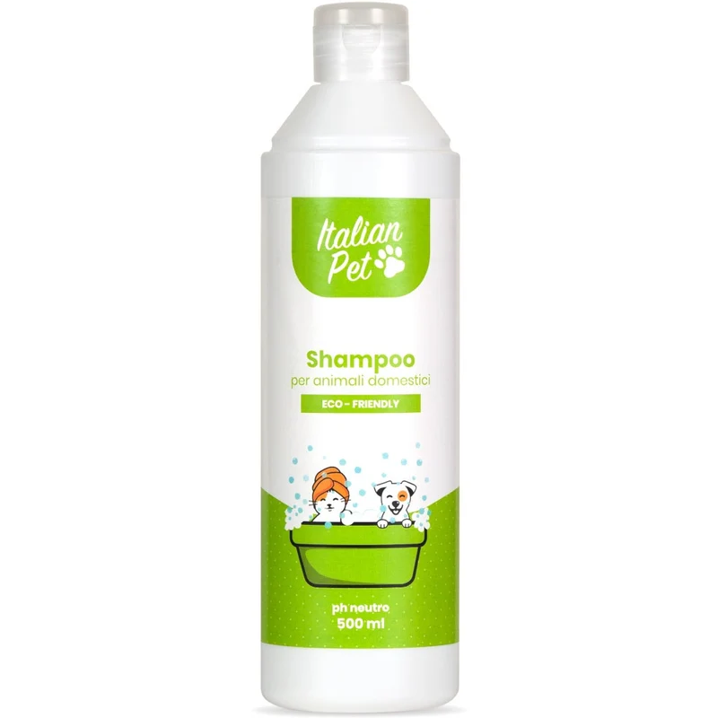 Italian Pet Shampoo Concentrato Naturale Per Animali Domestici Ph Neutro 500ml