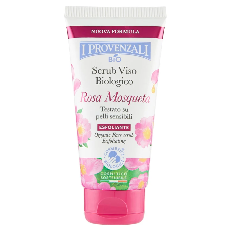 I Provenzali Bio Scrub Viso Biologico Rosa Mosqueta 75 ml