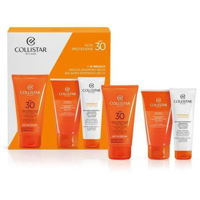 Collistar Cofanetto - Crema Abbronzante SPF30 + Doccia Shampoo Doposole + Balsamo Doposole Idratante