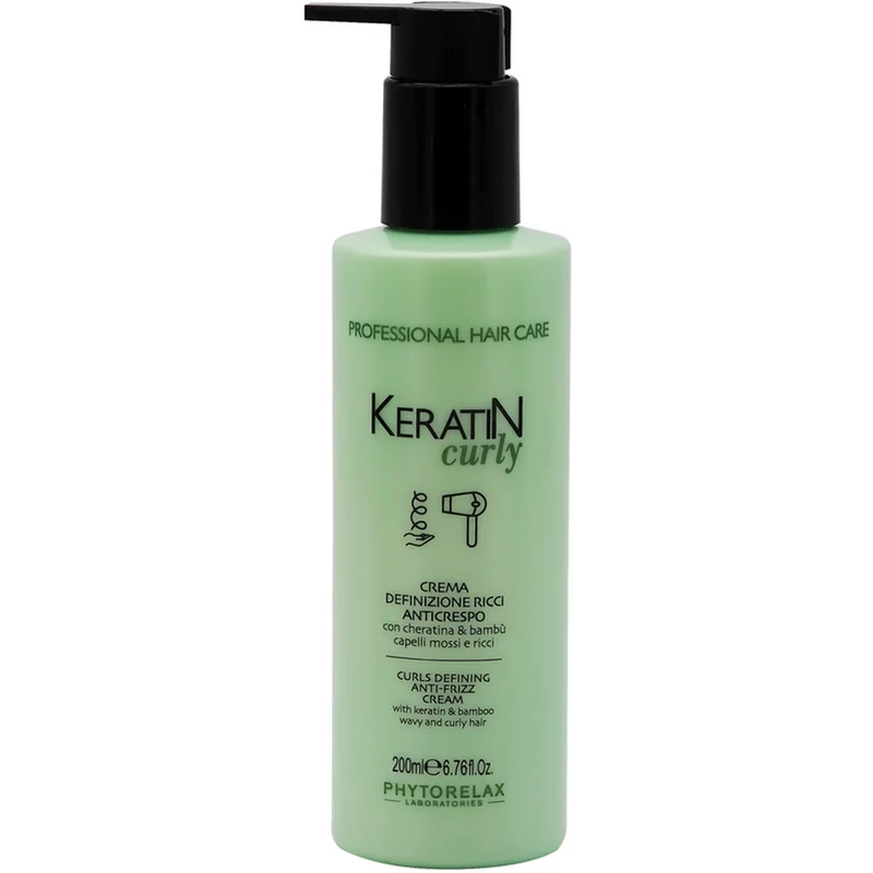 Phytorelax - Keratin Curly Crema Definizione Ricci Anticrespo - 200 ml