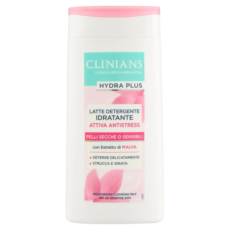 Clinians Hydra Plus Latte Detergente Idratante Attiva Antistress 200 mL