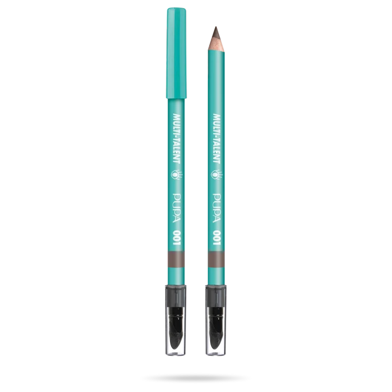 Pupa Multi-Talent 4 In 1 Matita Eyeliner Kajal Ombretto E Sopracciglia 001 Soft Brown 1,08g