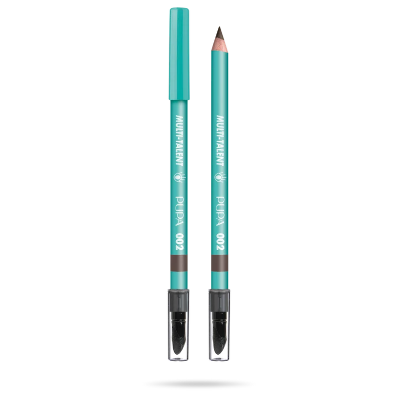 Pupa Multi-Talent 4 In 1 Matita Eyeliner Kajal Ombretto E Sopracciglia 002 Mocha Brown 1,08g