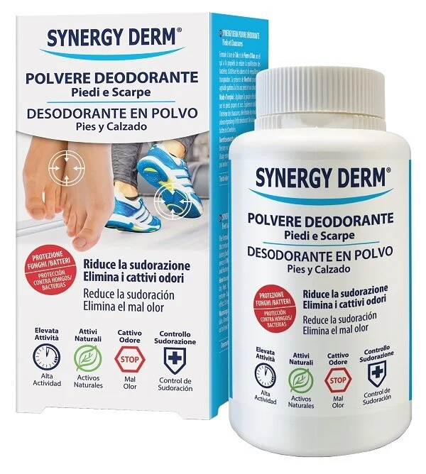 Synergy Derm Polvere Deodorante Piedi & Scarpe 120g