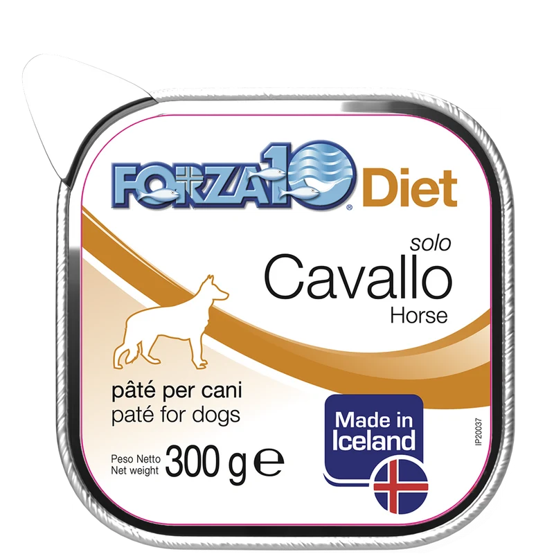 Forza10 Solo Diet Cavallo Paté Per Cani Adulti Vaschetta 300g