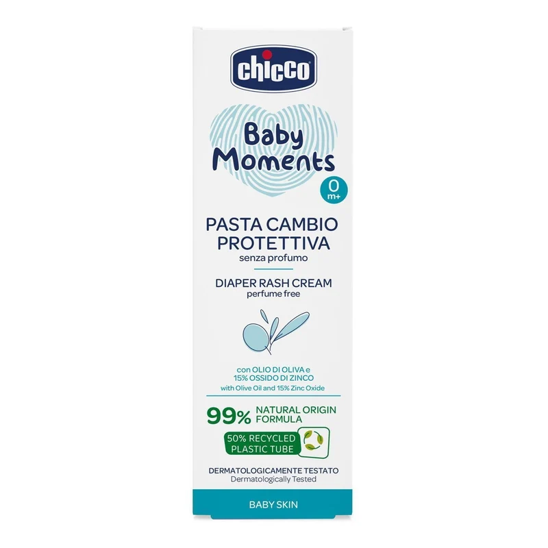 Chicco - Baby Moments Pasta Cambio Protettiva Bio - 100 ml